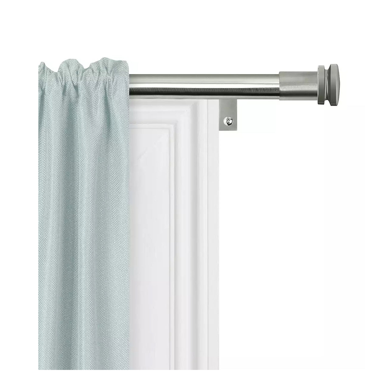 Home Cap Smart Easy Install Adjustable Metal Drapery Rod