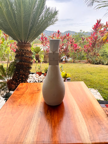 White Wooden Vase