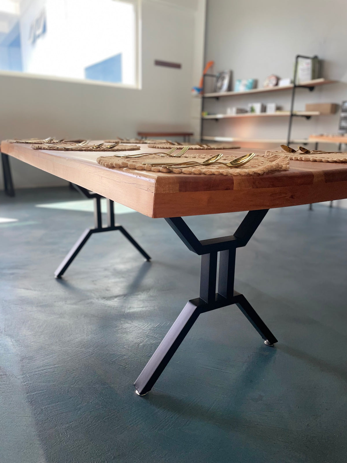 Industrial Chic Dining Table